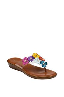 Разноцветные босоножки с ремешком на носке &apos;Brittany&apos; Lotus, мультиколор