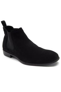 Замшевые кожаные ботинки челси Beeston в строгом стиле Thomas Crick, черный
