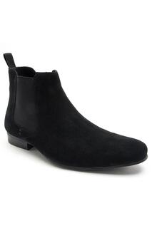 Замшевые кожаные ботинки челси Stanway в строгом стиле Thomas Crick, черный