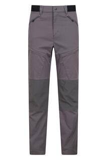 Брюки для треккинга в джунглях, короткие водонепроницаемые брюки для походов Mountain Warehouse, серый