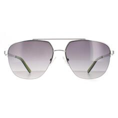 Aviator Shiny Light Nickeltin Smoke Gradient GF5065 Guess, серебро