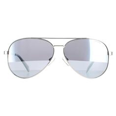 Aviator Silver Love Island Серебряное зеркало поляризованное PLD 6069/S/X/LI Polaroid, серебро