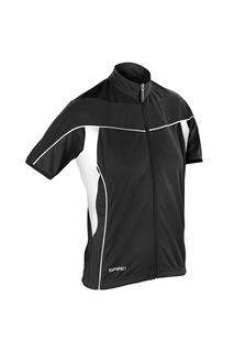 Bikewear Cycling 1 Легкая куртка с прохладным сухим верхом из флиса с 4 молниями Spiro, черный Спиро