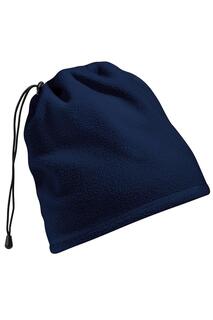 Зимняя шапка и утеплитель для шеи/снуд Suprafleece Anti-Pilling 2in1 Beechfield, темно-синий Beechfield®