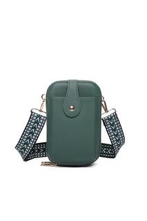 Кошелек для телефона через плечо Riya PU Fontanella Fashion, зеленый