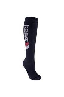 Роскошные носки Tech Luxury из смеси мериносовой шерсти для лыжных трубок Trespass, черный