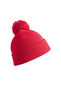 Зимняя шапка с помпоном Essentials Result, красный