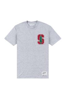 S Хизер Серая футболка Stanford University, серый