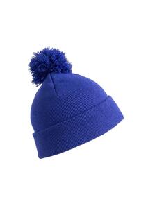 Зимняя шапка с помпоном Essentials Result, синий