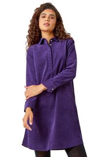 Вельветовое платье-туника Roman, фиолетовый