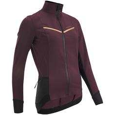 Зимняя шоссейная велосипедная куртка Decathlon Rcr Van Rysel, коричневый