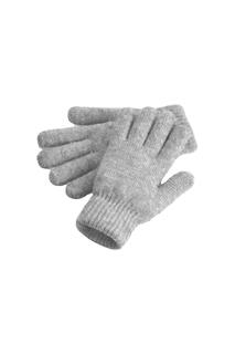 Уютные перчатки с ребристыми манжетами Beechfield, серый Beechfield®