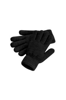 Уютные перчатки с ребристыми манжетами Beechfield, черный Beechfield®