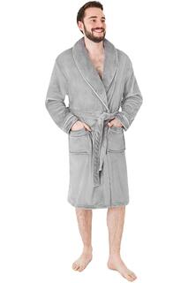 Роскошный супермягкий халат CityComfort, серый