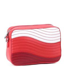Красная сумка через плечо из веганской кожи в стиле пэчворк | БНИЭИ Sostter, красный