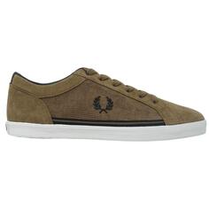 Вельветовые кроссовки Baseline Bark с кончиками Fred Perry, коричневый