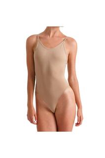 Танцевальный бесшовный купальник с низкой спинкой (1 предмет одежды) Silky, обнаженная