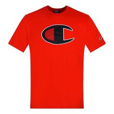 Красная футболка с большим логотипом C Champion, красный
