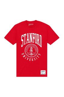 Красная футболка с гербом Stanford University, красный
