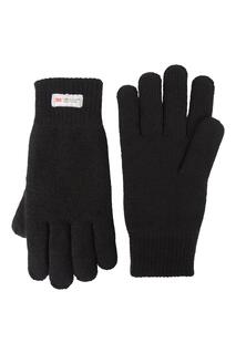 Thinsulate Gloves Трикотажные зимние теплые перчатки Mountain Warehouse, черный