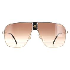 Золотисто-коричневые солнцезащитные очки-авиаторы с градиентом Carrera, золото