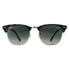Круглые пятнистые серо-зеленые темно-серые солнцезащитные очки с градиентом Ray-Ban, серый
