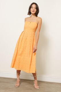 Платье миди Трикси Line &amp; Dot, оранжевый