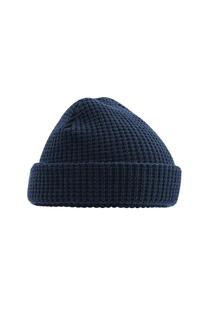 Классическая вязаная шапка вафельного цвета Beechfield, темно-синий Beechfield®