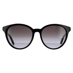 Круглые черные серые солнцезащитные очки с градиентом Lacoste, черный