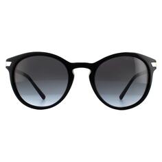 Круглые черные светло-серые солнцезащитные очки с градиентом Michael Kors, черный