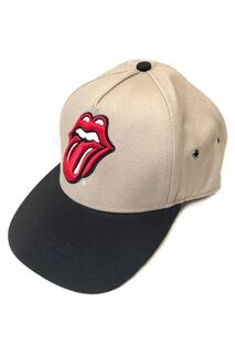 Классическая кепка Snapback с язычком The Rolling Stones, коричневый