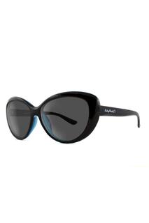 Элегантные сексуальные солнцезащитные очки «кошачий глаз» Ruby Rocks, черный