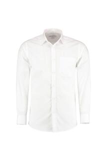 Классическая рубашка из поплина с длинными рукавами Kustom Kit, белый