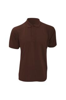 Классическая рубашка-поло с короткими рукавами Superwash Kustom Kit, коричневый