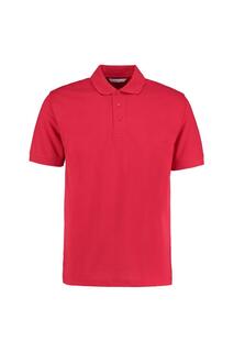 Классическая рубашка-поло с короткими рукавами Superwash Kustom Kit, красный