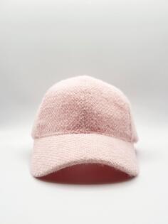 Мягкая розовая кепка с фактурной текстурой SVNX, розовый