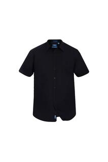 Классическая стандартная рубашка Aeron Kingsize с короткими рукавами Duke Clothing, черный