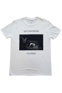Классическая футболка Closer Joy Division, белый