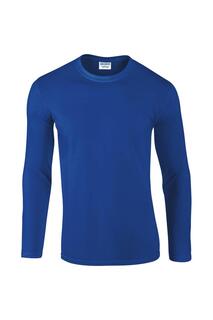 Мягкая футболка с длинными рукавами (5 шт.) Gildan, синий