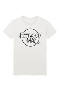Классическая футболка с логотипом Fleetwood Mac, белый
