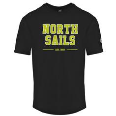 Эст 1997 Черная футболка North Sails, черный