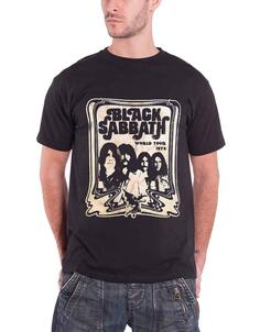 Футболка World Tour 78 Group Shot Black Sabbath, черный