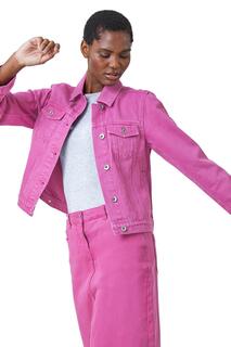 Классическая хлопковая джинсовая куртка Roman, фиолетовый