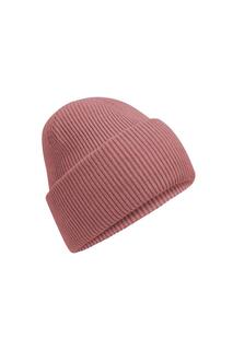 Классическая шапка с глубокими манжетами Beechfield, розовый Beechfield®