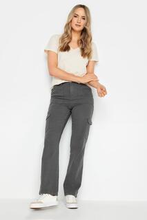 Высокие прямые джинсы-карго Long Tall Sally, серый