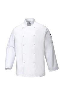 Куртка шеф-повара Suffolk с длинными рукавами Portwest, белый