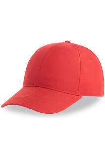 Бейсбольная кепка Recy Six из переработанного полиэстера Atlantis, красный