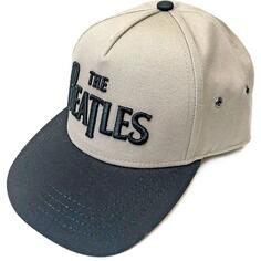 Бейсбольная кепка Snapback с классической полосой Drop T и логотипом Beatles, коричневый