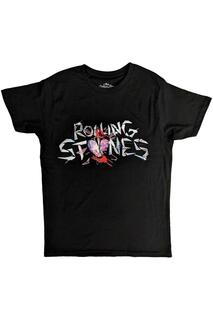 Футболка со стеклянным логотипом Hackney Diamonds The Rolling Stones, черный