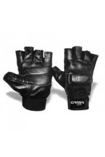 Двойные тяжелоатлетические перчатки с сенсорным креплением Carta Sport, черный